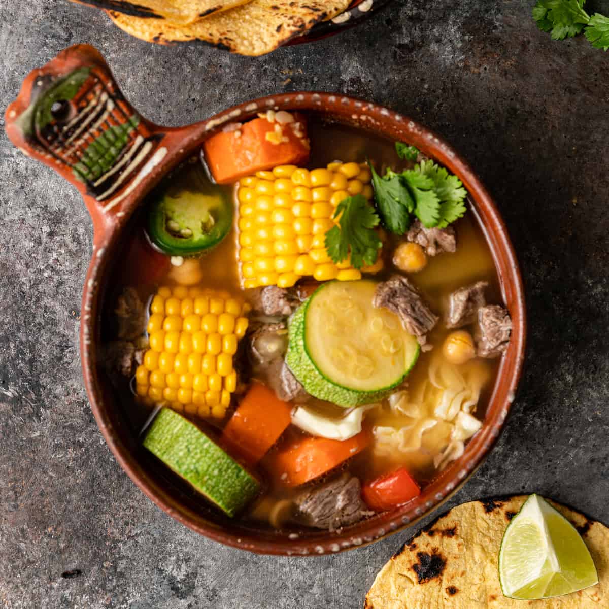 Caldo de Res Mexican Beef Soup square