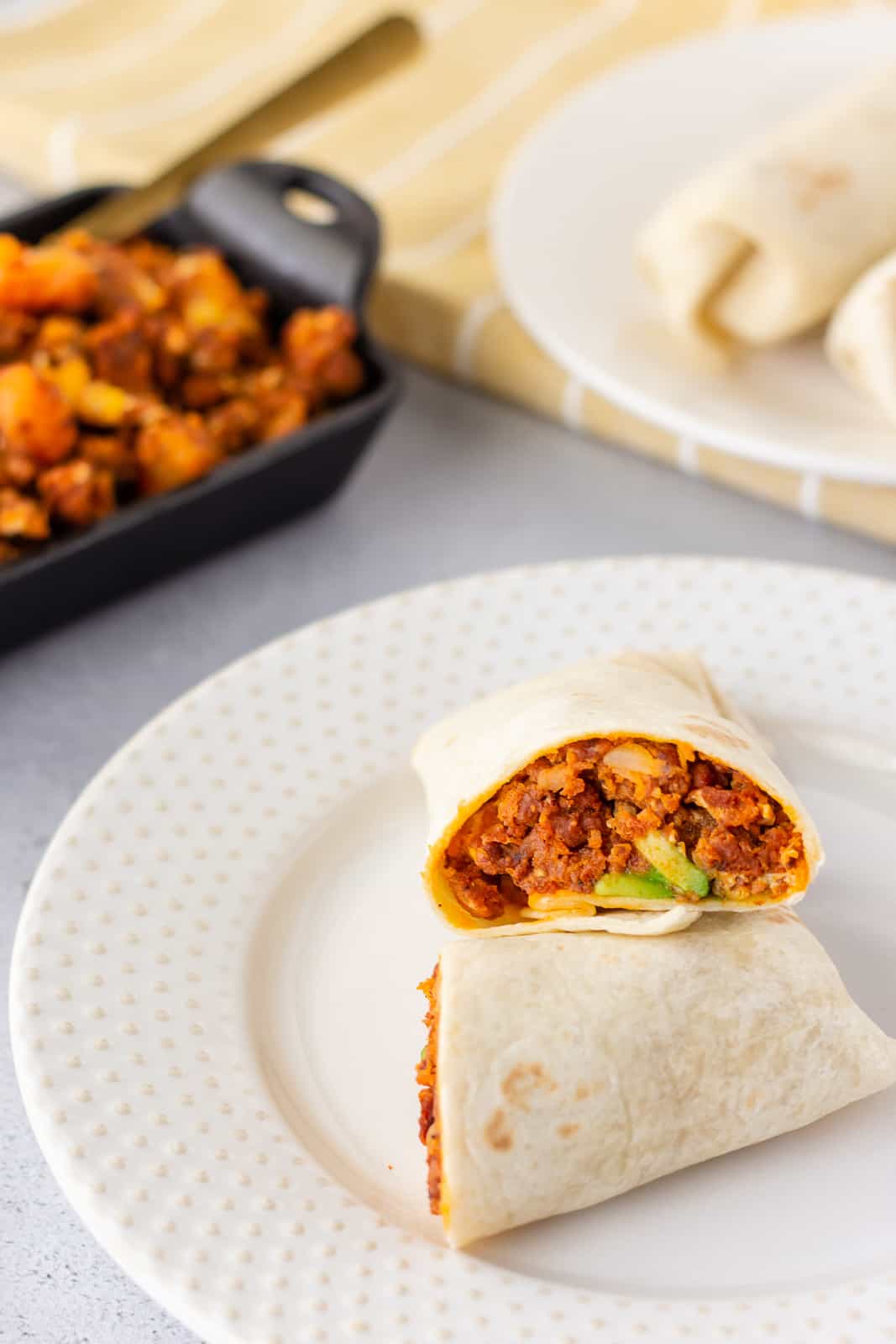 Chorizo Potato Egg Burritos 6 1