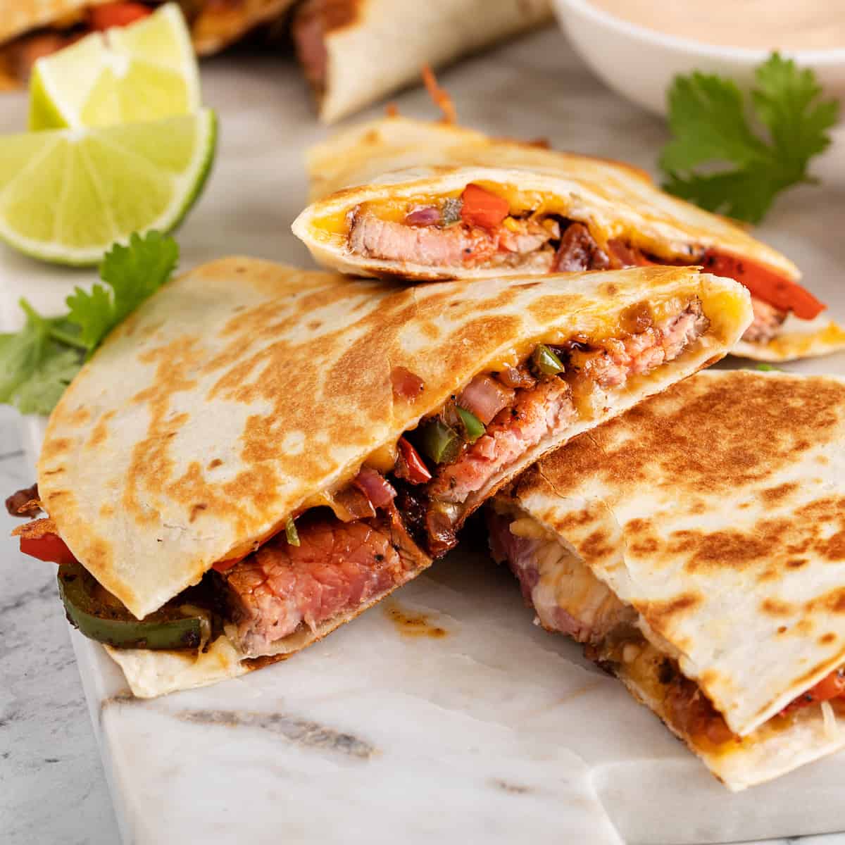 chipotle quesadilla on board hero